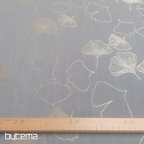 Dekostoff GRACE GINKO 97 blau