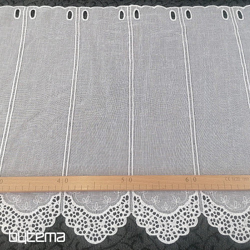 Buntglasvorhang bestickt V507