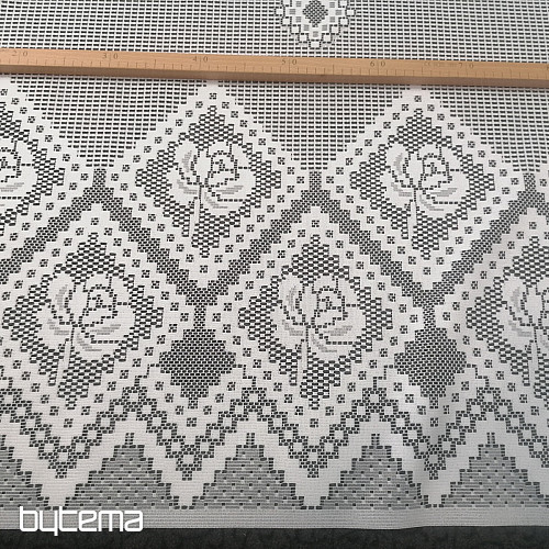 Jacquard-Vorhang 86759/300 weiß