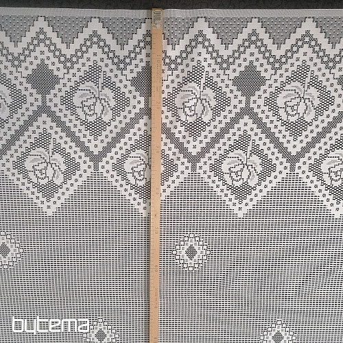 Jacquard-Vorhang 86759/300 weiß