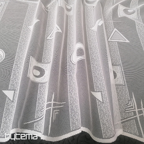 Jacquard-Vorhang 8852/300 weiß