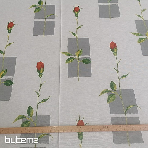 Dekovorhang Rose 1 -140x260 cm