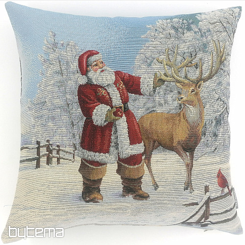 Weihnachts-Wandteppichbezug SANTA WITH REH
