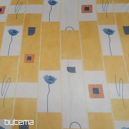 Dekostoff Květy okr