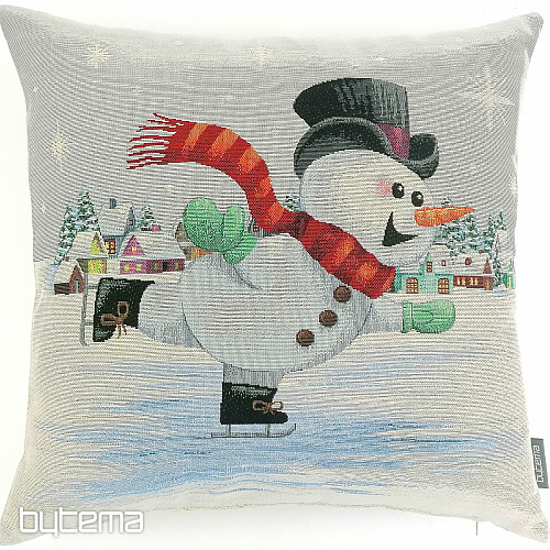Weihnachtsteppich SCHNEEMANN AUF SCHLITTEN