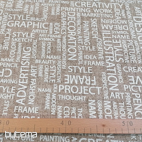 Dekostoff ART LETRAS