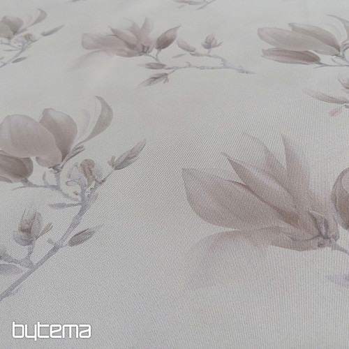 Dekostoff BLACK OUT MAGNOLIA braun