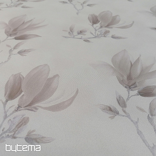 Dekostoff BLACK OUT MAGNOLIA braun