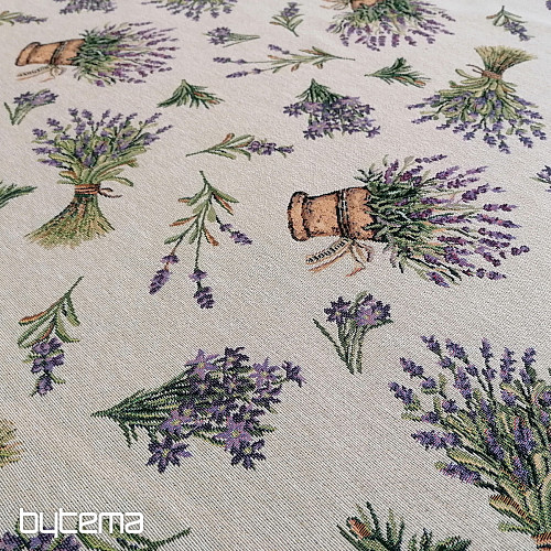 Gobelinstoff LAVANDER ALLOVER