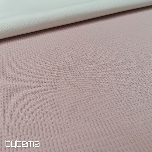 Baumwollstrick mit Waffelmuster - rosa