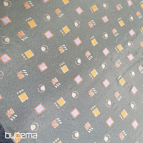 Gelber Würfelvorhang