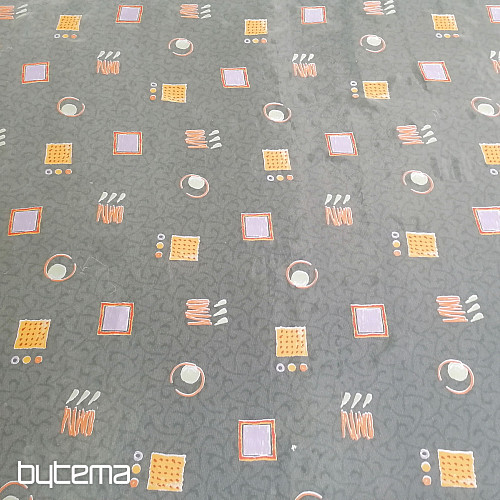 Gelber Würfelvorhang