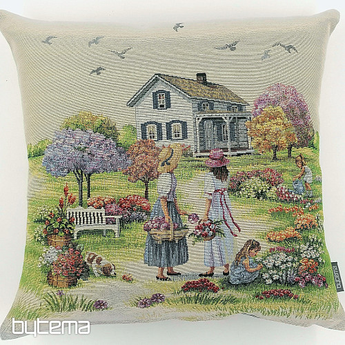 Gobelin-Kissenbezug PARADIESGARTEN