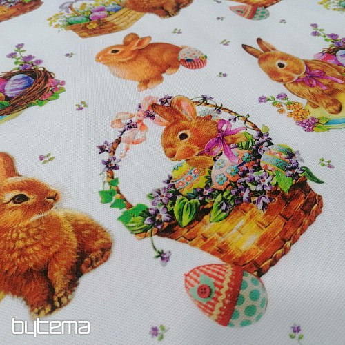 Dekorationsstoff EASTER RABBIT Farbdigitaldruck