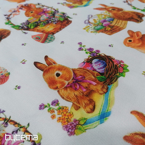 Dekorationsstoff EASTER RABBIT Farbdigitaldruck