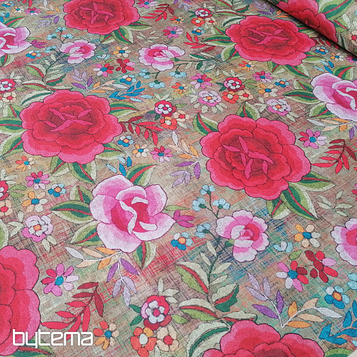 Dekostoff Blumen Manila 280 cm