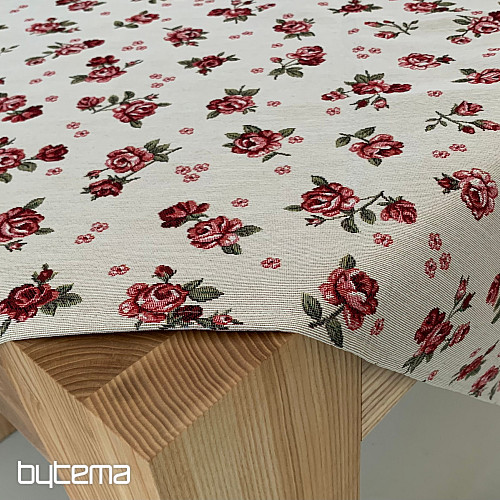 Gobelin-Tischdecke und Schal EDEN ROSES