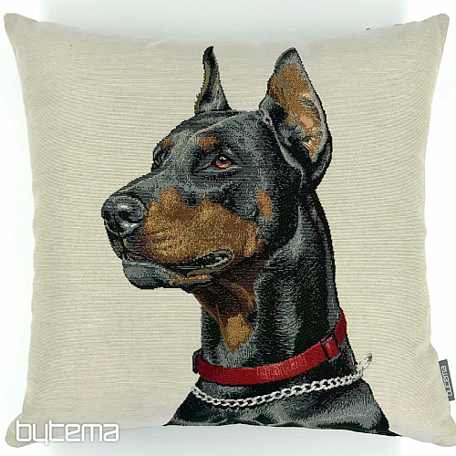 Gobelin-Kissenbezug Doberman