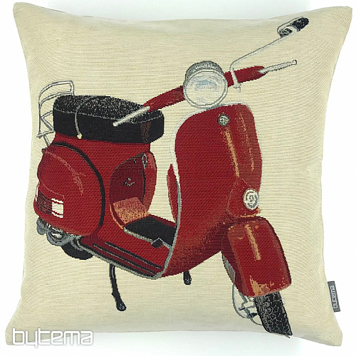 Gobelin-Kissenbezug ROT SKUTR VESPA