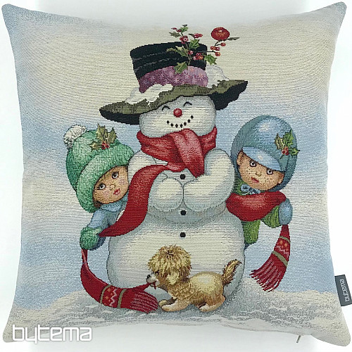 Weihnachtsteppich SCHNEEMANN MIT KINDERN