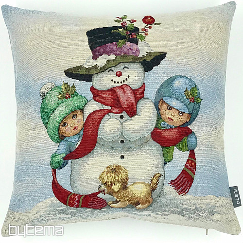 Weihnachtsteppich SCHNEEMANN MIT KINDERN