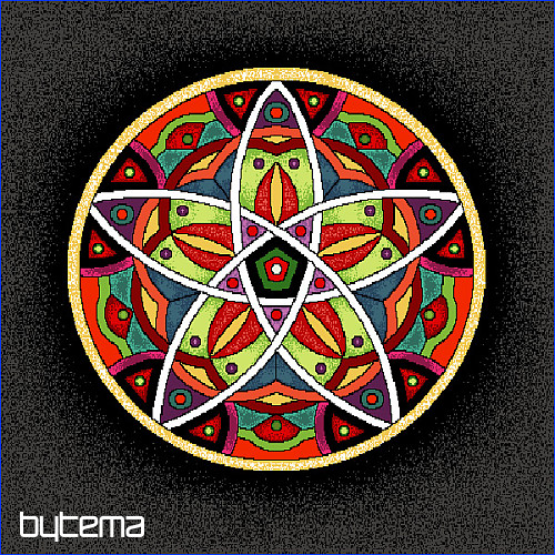 Gobelin-Kissenbezug MANDALA 1