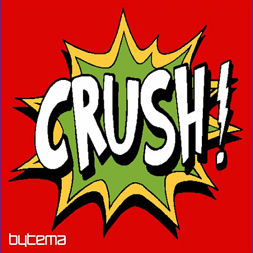 COMICS CRUSH Tapisserie-Kissenbezug