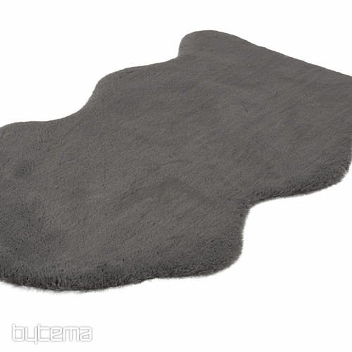 Moderner Teppich COSY 500 grau