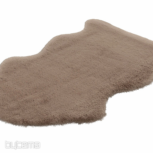 Moderner Teppich COSY 500 taupe