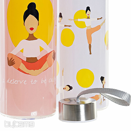 YOGA Glasflasche 550 ml