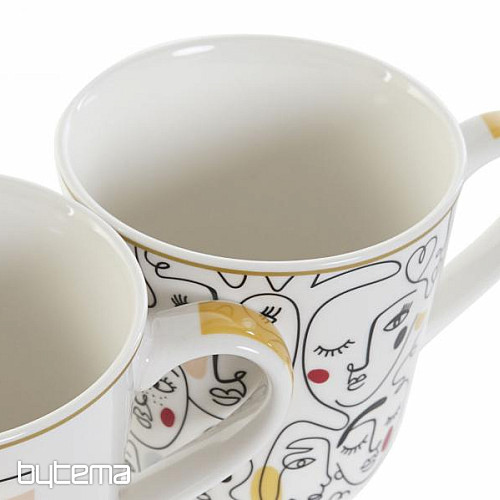 Gesichter Tasse 400ml