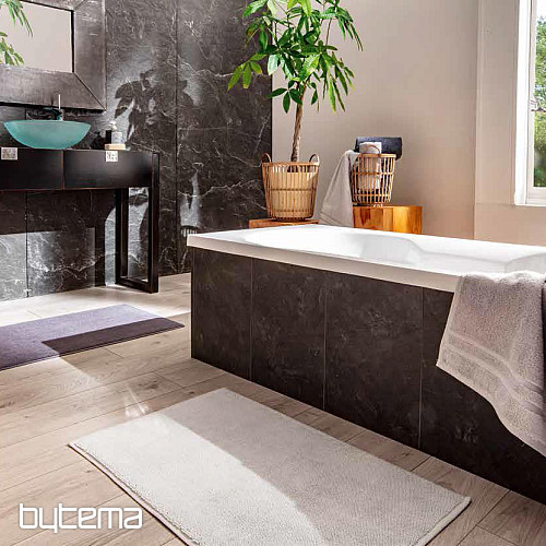 Badematte aus Baumwolle BOSTON sv. grau 020