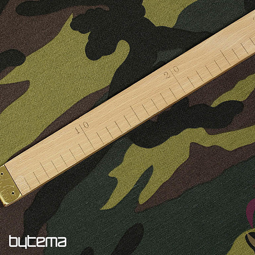 Dekorationsstoff CAMUFLAJE grün