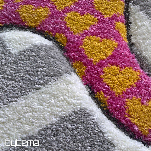 Kinderteppich PASTEL Elefanten