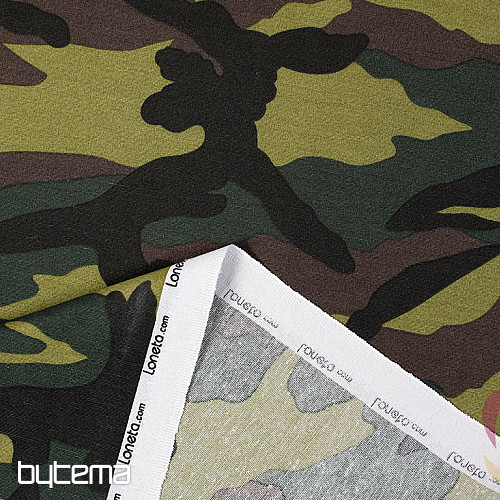 Dekorationsstoff CAMUFLAJE grün